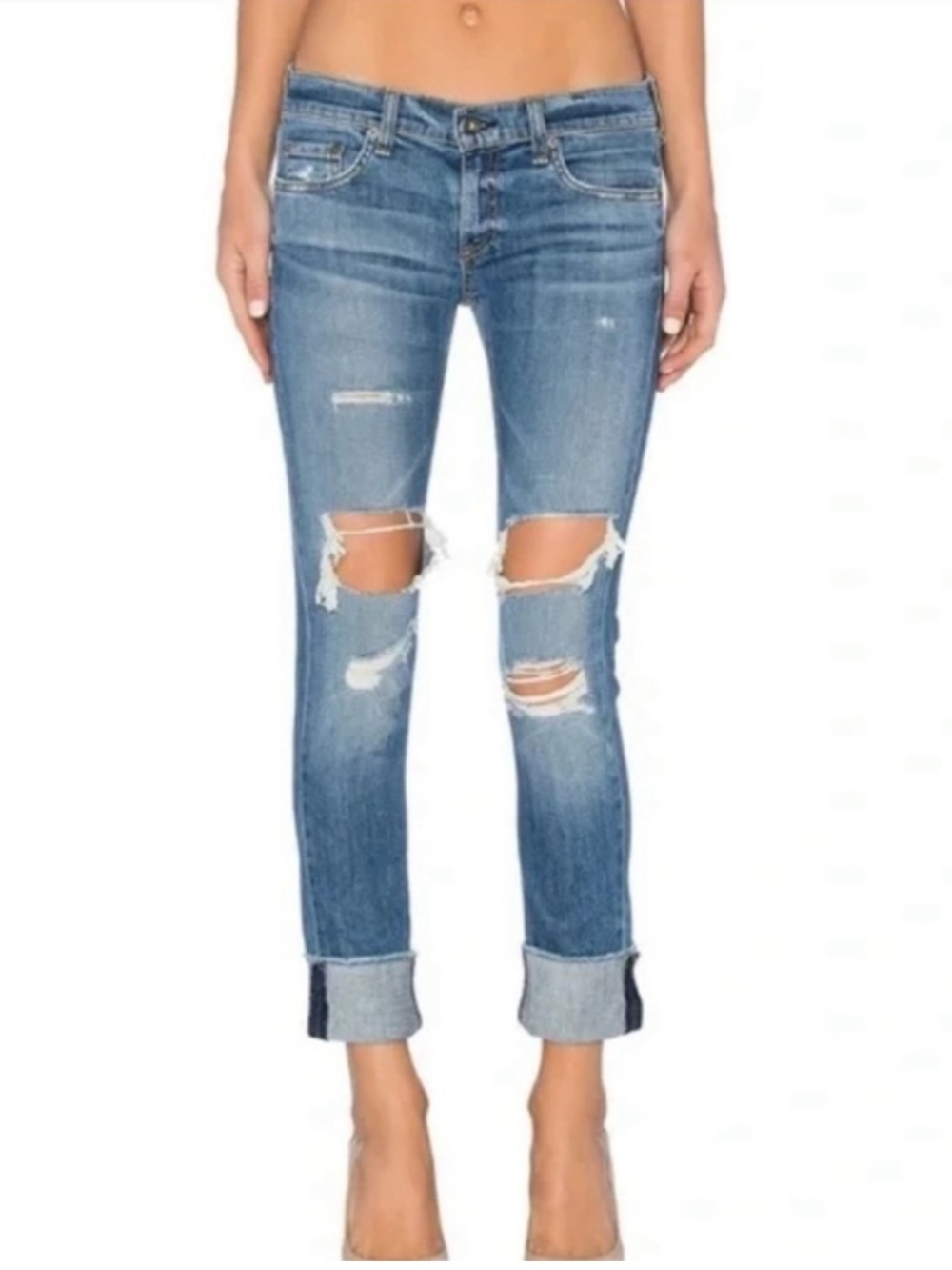 The Dre Slim Boyfriend Jeans In Kennedy Wash